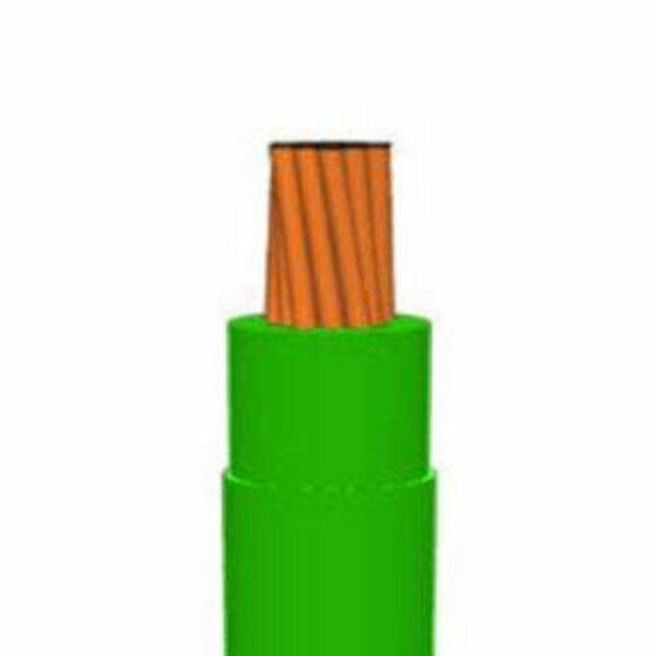 Unified Wire & Cable 12 AWG UL THHN Building Wire, Bare copper, 19 Strand, PVC, 600V, Green, Sold by the FT 1219BTHHN-5-2.5M